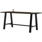 KFI Midtown Solid Wood Top 41"H Table 3684MTLFTE41