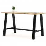 KFI Midtown Solid Wood Top Cafe Table 3672MTLFTN41