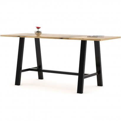 KFI Midtown Solid Wood Top Cafe Table 3696MTLFTN41