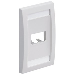 Panduit Mini-Com 2 Sockets Single Gang Faceplate CFPE2WHY