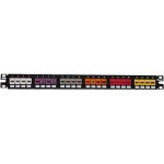 Panduit Mini-Com 24-Port Modular Patch Panel CPP24FMWBLY