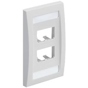 Panduit Mini-Com 4 Sockets Single Gang Faceplate CFPE4IGY