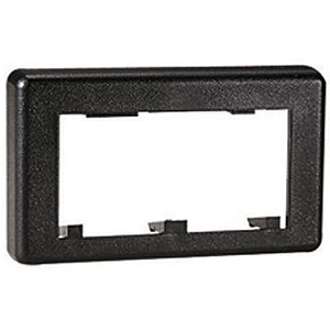 Panduit Mini-Com Snap-On Modular Furniture Faceplate MFFPEBL