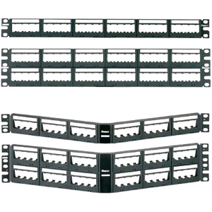 Panduit Mini-Com Ultimate ID 24-Port Modular Patch Panel UICMPP24BLY