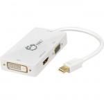 SIIG Mini DisplayPort 1.2 to HDMI/DVI/VGA Conversion Adapter CB-DP1H11-S1