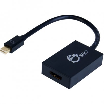 SIIG Mini DisplayPort 1.2 to HDMI 4Kx2K 60Hz Active Adapter CB-DP1N11-S1