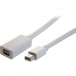 Mini DisplayPort Male to Female Cable 3ft MDPP-J-3ST