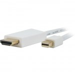 Mini DisplayPort Male to HDMI Male Cable 3ft MDP-HD-3ST