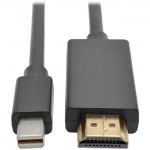 Tripp Lite Mini DisplayPort to HD Adapter Cable (M/M), 1080p, 3 ft P586-003-HDMI