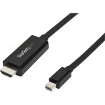 StarTech.com Mini DisplayPort to HDMI Adapter Cable - 3 m (10 ft.) - 4K 30Hz MDP2HDMM3MB