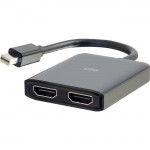 C2G Mini DisplayPort to HDMI Monitor Splitter - 2 Port K HDMI MST Hub 54292