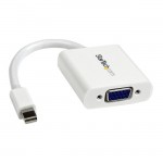 StarTech Mini DisplayPort to VGA Video Adapter Converter - White MDP2VGAW