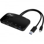 Mini-DP Video Dock with USB 3.0 LAN Hub - Black JU-H30412-S1