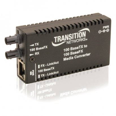 Transition Networks Mini Fast Ethernet Media Converter M/E-TX-FX-01(SFP)-NA