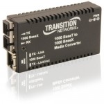 Transition Networks Mini Gigabit Ethernet Media Converter M/GE-T-SFP-01-NA