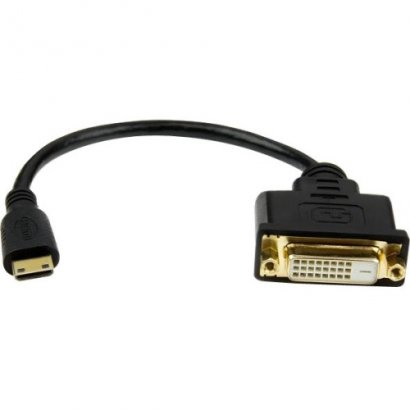Mini HDMI to DVI-D Adapter M/F - 8in HDCDVIMF8IN