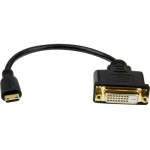 Mini HDMI to DVI-D Adapter M/F - 8in HDCDVIMF8IN