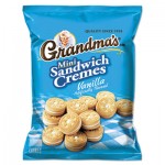 028400450959 Mini Vanilla Creme Sandwich Cookies, 3.71 oz, 24/Carton LAY45095