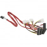 Supermicro MiniSAS to 4 SAS/SATA 60cm with 4 Pin Power 15cm Cable CBL-0309L