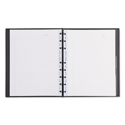 Blueline AF9150.81 MiracleBind Notebook, 1 Subject, Medium/College Rule, Black Cover, 9.25 x 7.25, 75 Sheets REDAF915081