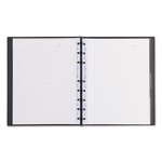 Blueline AF9150.81 MiracleBind Notebook, 1 Subject, Medium/College Rule, Black Cover, 9.25 x 7.25, 75 Sheets REDAF915081