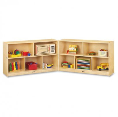 Jonti-Craft Mobile Fold-n-Lock Open Shelf Unit 0292JC