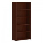 HON HONLBC3013B5LT1 Mod Bookcase, 30 x 13 x 65, Traditional Mahogany HONLBC3013B5LT1