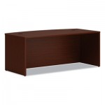 HON HONLDS7236BLT1 Mod Bow Front Desk, 72" x 36" x 29", Traditional Mahogany HONLDS7236BLT1