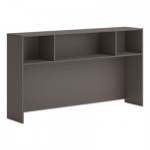 HON HONLDH72LS1 Mod Desk Hutch, 3 Compartments, 72 x 14 x 39.75, Slate Teak HONLDH72LS1