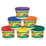 Crayola 570016 Modeling Dough Bucket, 3 lbs, Assorted, 6 Buckets/Set CYO570016