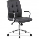 Boss Modern Office Chair with Chrome Arms B331BK
