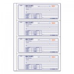 Rediform Money Receipt Book, 7 x 2 3/4, Carbonless Triplicate, 100 Sets RED8L808R