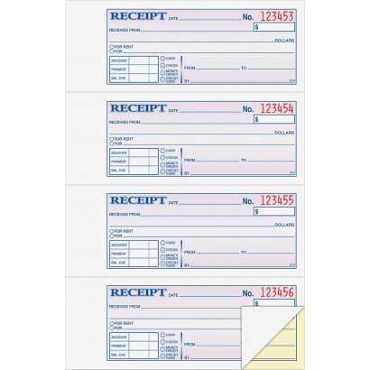 Adams Money/Rent Receipt Book DC1182