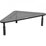 Tripp Lite Monitor Riser for Desk, 12 x 20 in. - Height Adjustable, Corner, Metal, Black MR1220M