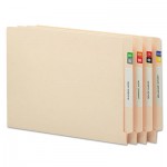 Smead Monthly End Tab File Folder Labels, Assorted Colors, 250 per Month, 3000/Box SMD67450