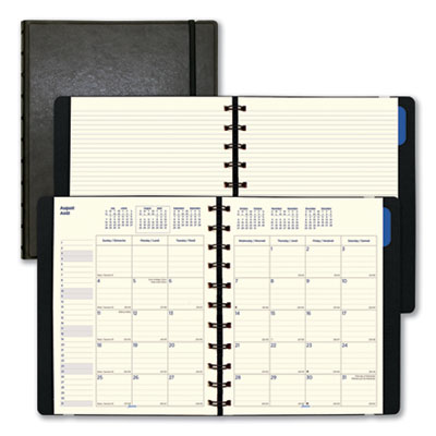 Filofax Monthly Planner, 10.75 x 8.5, Black, 2020-2021 REDC1811001