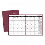 702605014 Monthly Planner, 9 x 11, Winestone, 2017-2018 AAG7026050