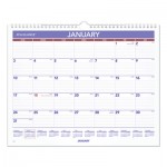 At-A-Glance Monthly Wall Calendar, 15 x 12, Red/Blue, 2021 AAGPM828