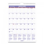 At-A-Glance Monthly Wall Calendar with Ruled Daily Blocks, 8 x 11, White, 2021 AAGPM128