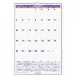 At-A-Glance Monthly Wall Calendar with Ruled Daily Blocks, 20 x 30, White, 2016 AAGPM428