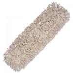 UNS 1024 Mop Head, Dust, Cotton, 24 x 3, White BWK1024