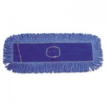 UNS 1118 Mop Head, Dust, Looped-End, Cotton/Synthetic Fibers, 18 x 5, Blue BWK1118