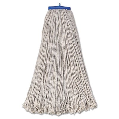 UNS 732C Mop Head, Economical Lie-Flat Head, Cotton Fiber, 32oz, White, 12/Carton BWK732C