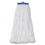 UNS 720R Mop Head, Economical Lie-Flat Head, Rayon Fiber, 20oz, White, 12/Carton BWK720R