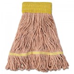 UNS 501OR Mop Head, Super Loop Head, Cotton/Synthetic Fiber, Small, Orange, 12/Carton BWK501OR