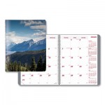 Brownline CB1262G.04 Mountains 14-Month Planner, 11 x 8.5, Blue/Green/Black, 2021 REDCB1262G04