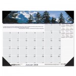 House of Doolittle Mountains of the World Photographic Monthly Desk Pad Calendar, 22 x 17, 2016 HOD176