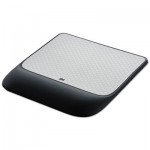 3M Mouse Pad w/Precise Mousing Surface w/Gel Wrist Rest, 8 1/2x 9x 3/4, Solid Color MMMMW85B