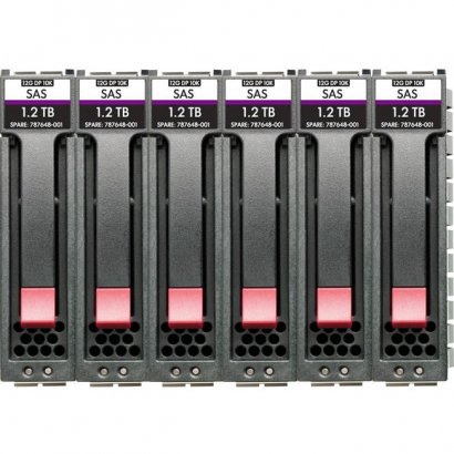 HPE MSA 10.8TB SAS 12G Enterprise 10K SFF (2.5in) M2 3yr Wty 6-pack HDD Bundle R0Q66A