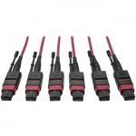 Tripp Lite MTP/MPO Multimode Base-8 Trunk Cable, Magenta, 15 m N858-15M-3X8-MG